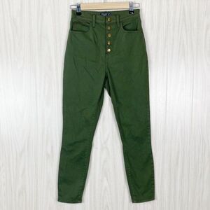 Abercrombie | Button Fly Ultra High Rise Super Skinny Ankle Size 26